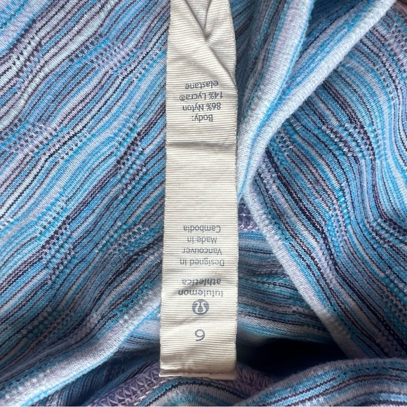 Lululemon Wunder Under Crop III Space Dye Twist Lullaby Ray Women’s Size 6 - Picture 6 of 9